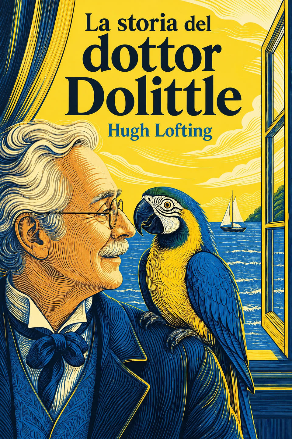 The Story of Doctor Dolittle by Hugh Lofting, the cover