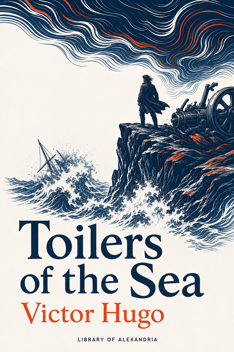 Toilers of the Sea by Victor Hugo, the cover