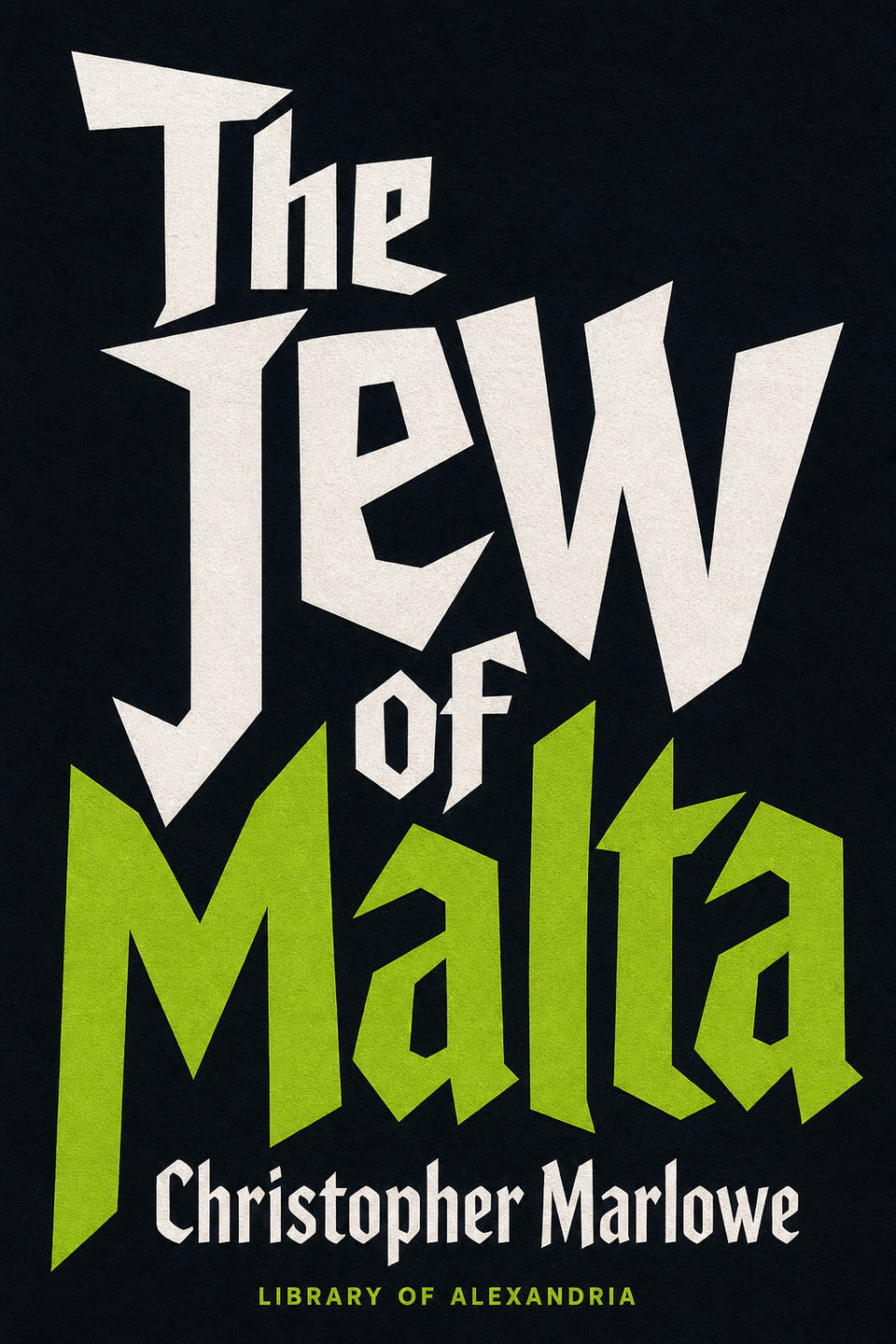 El judío de Malta by Christopher Marlowe, the cover