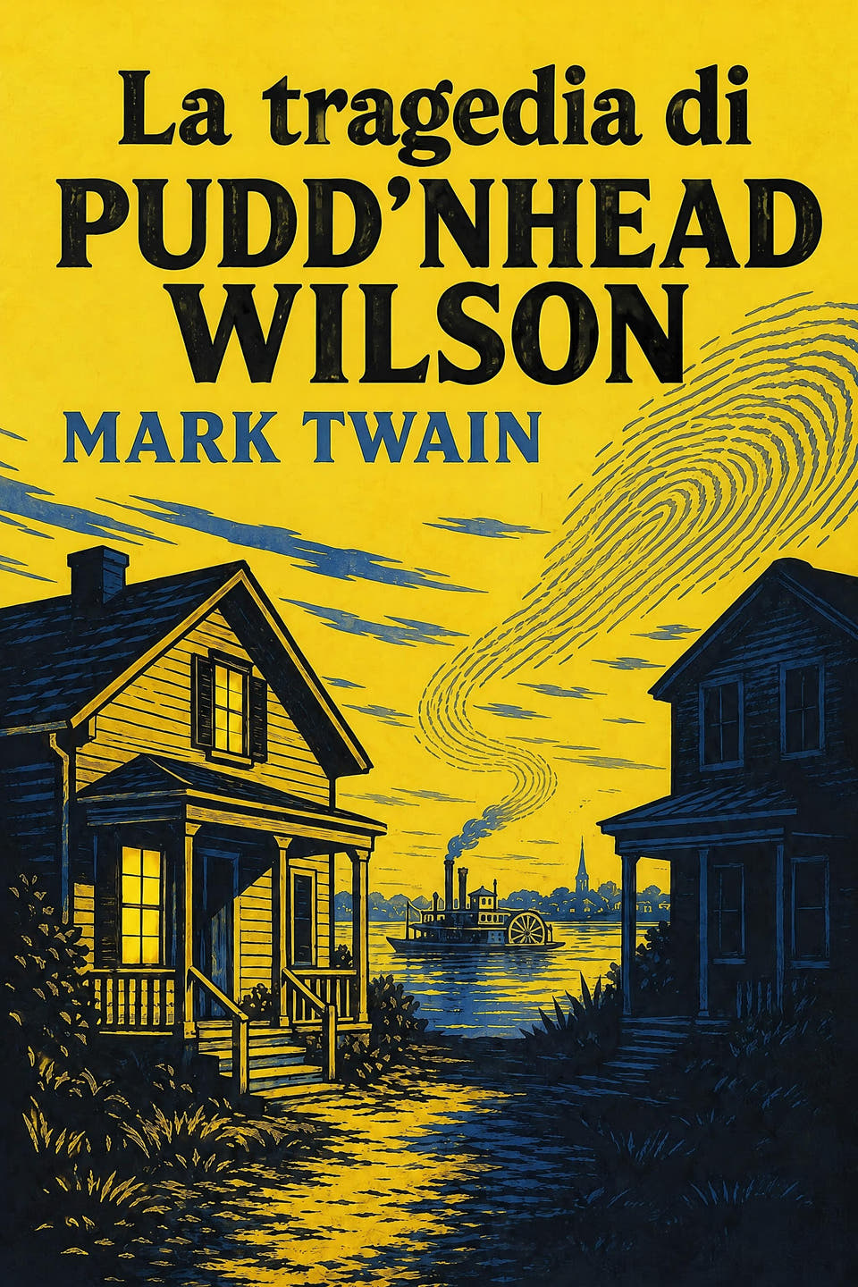 La tragedia di Pudd’nhead Wilson by Mark Twain, the cover