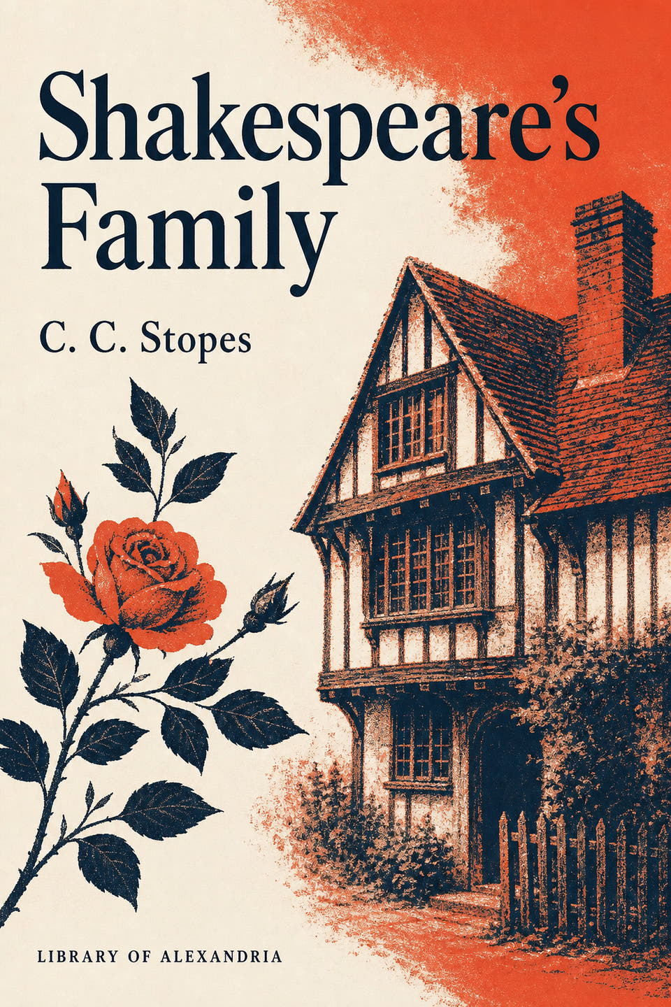 Shakespeare’s Family by Charlotte Carmichael Stopes, the cover