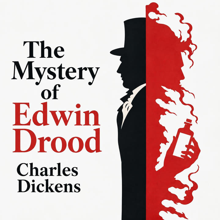 Le Mystère d’Edwin Drood, the audiobook cover