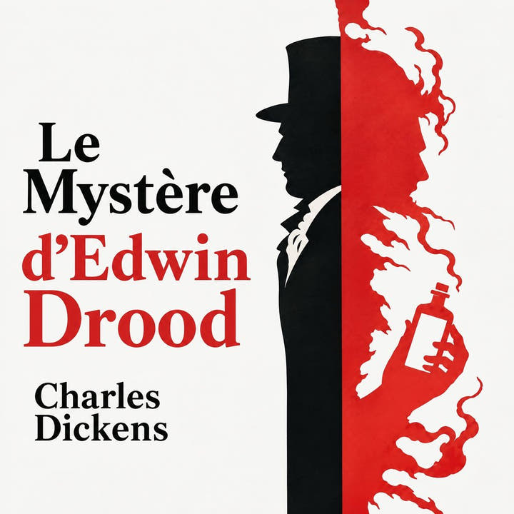 Le Mystère d’Edwin Drood, the audiobook cover