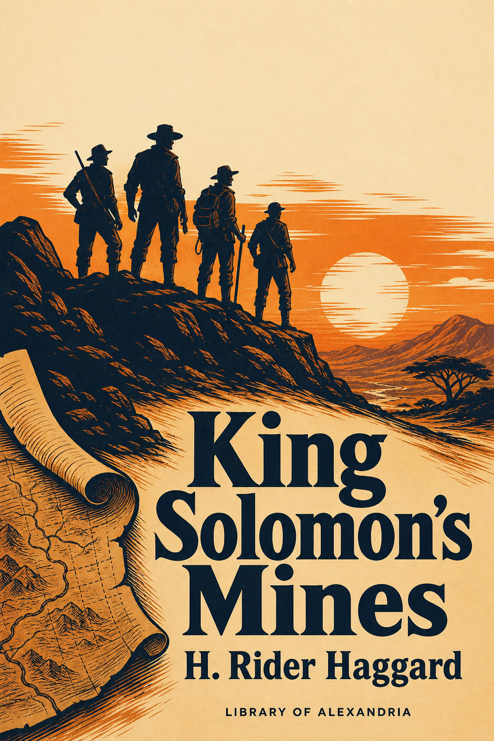 King Solomon's Mines by H. Rider Haggard, the cover