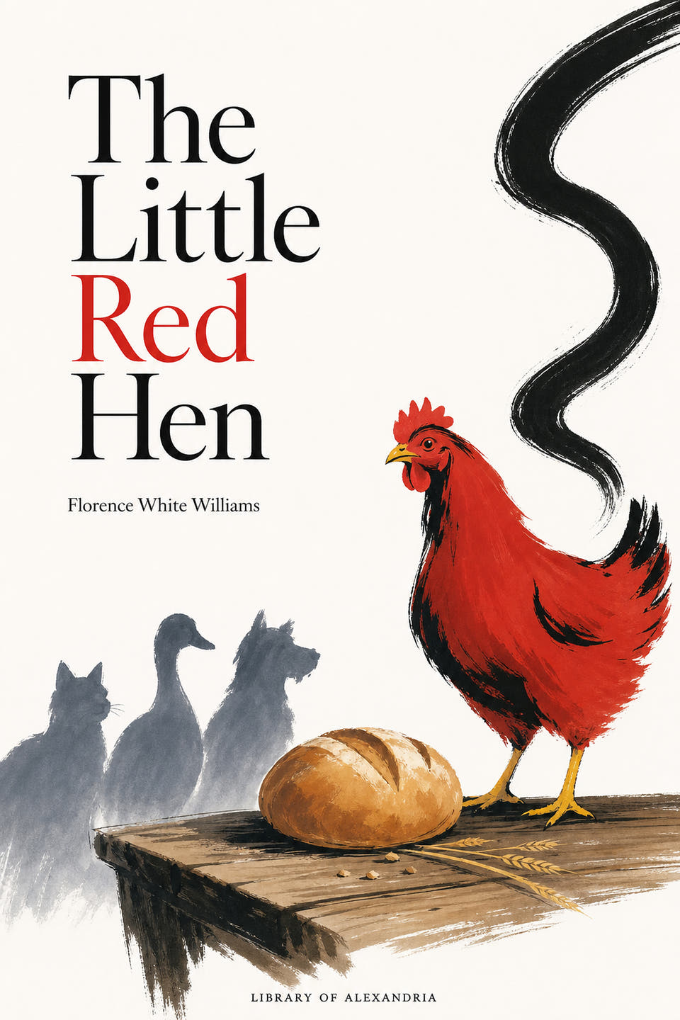The Little Red Hen by Florence White Williams, the cover