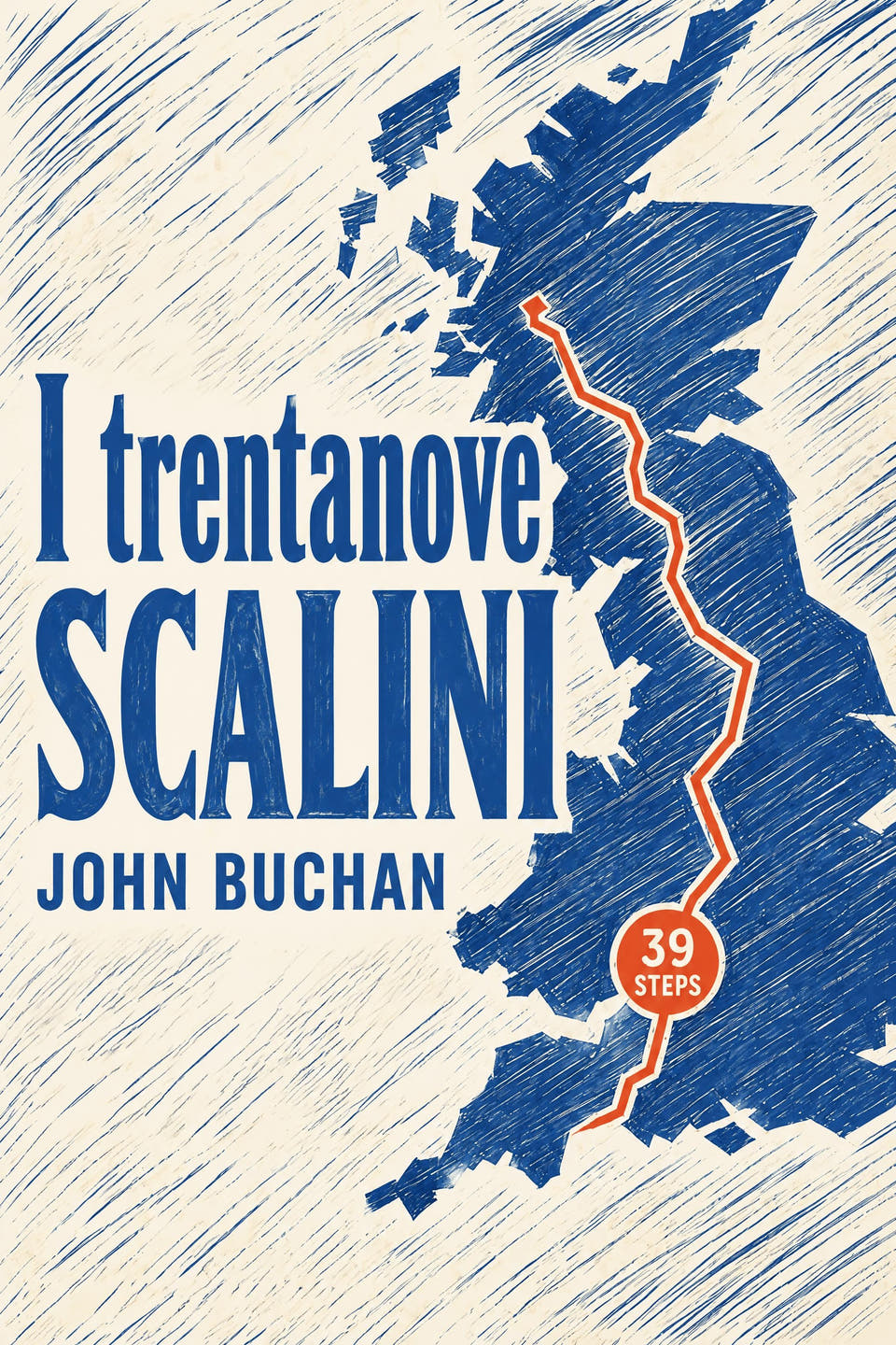 The Thirty-Nine Steps by John Buchan, the cover