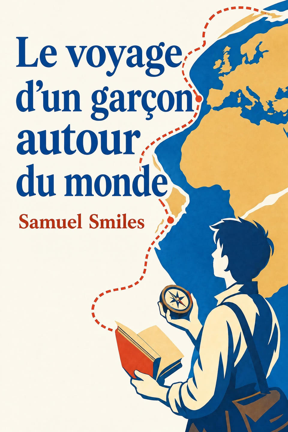 Le voyage d’un garçon autour du monde by Samuel Smiles, the cover