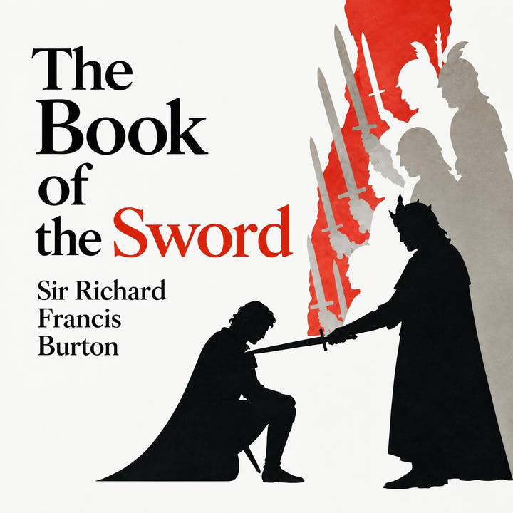The Book of the Sword, the audiobook cover