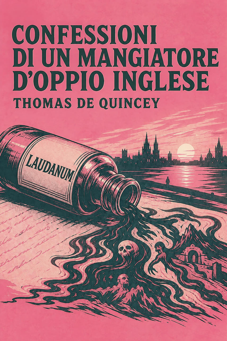 Confessioni di un mangiatore d’oppio inglese by Thomas De Quincey, the cover