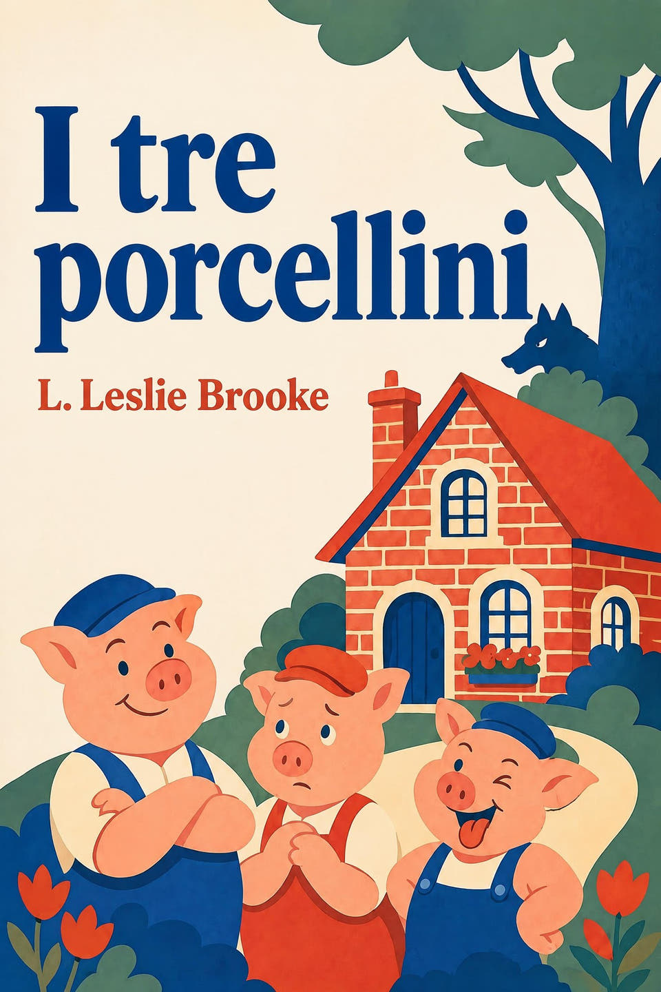 I tre porcellini by L. Leslie Brooke, the cover