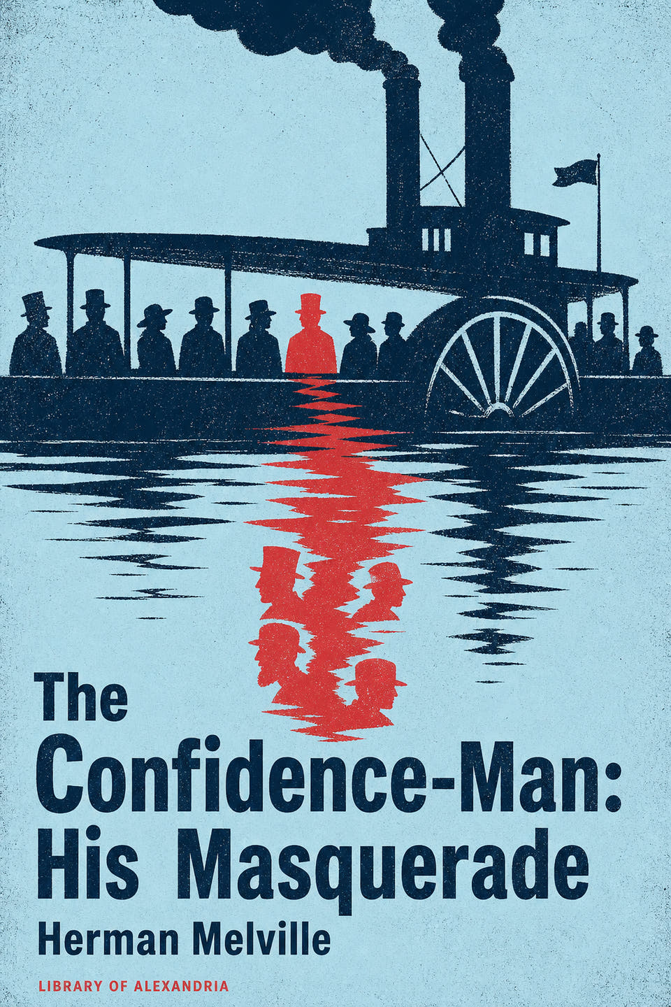 The Confidence-Man: His Masquerade by Herman Melville, the cover