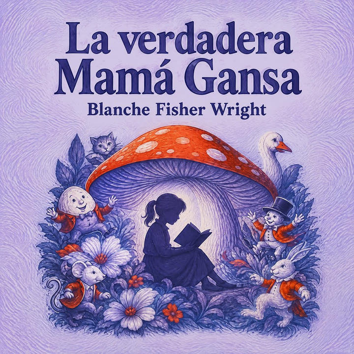 La verdadera Mamá Gansa, the audiobook cover