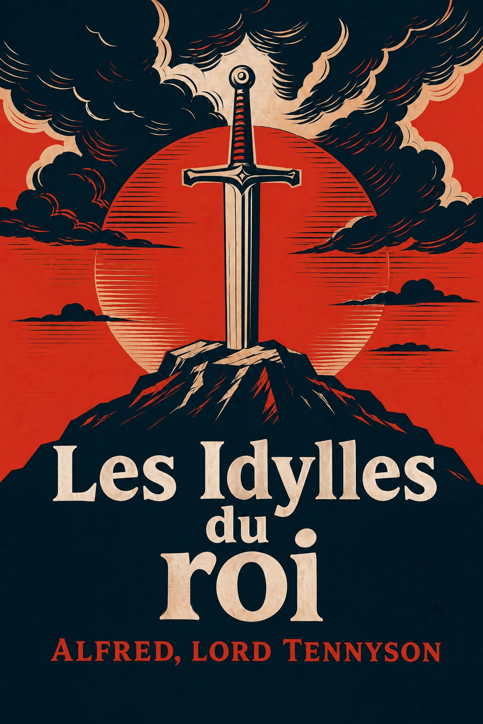 Les Idylles du roi by Alfred, lord Tennyson, the cover