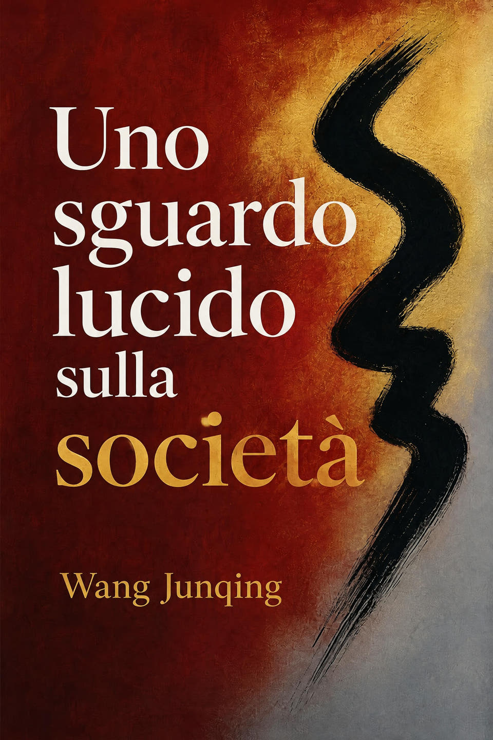 Uno sguardo lucido sulla società by Wang Junqing, the cover