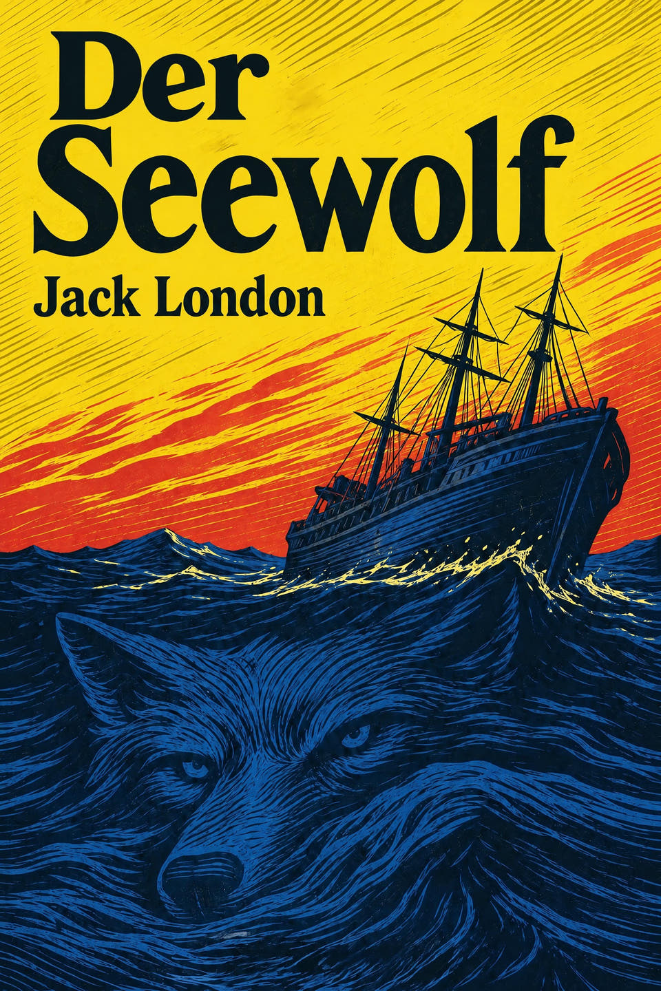 Der Seewolf by Jack London, the cover