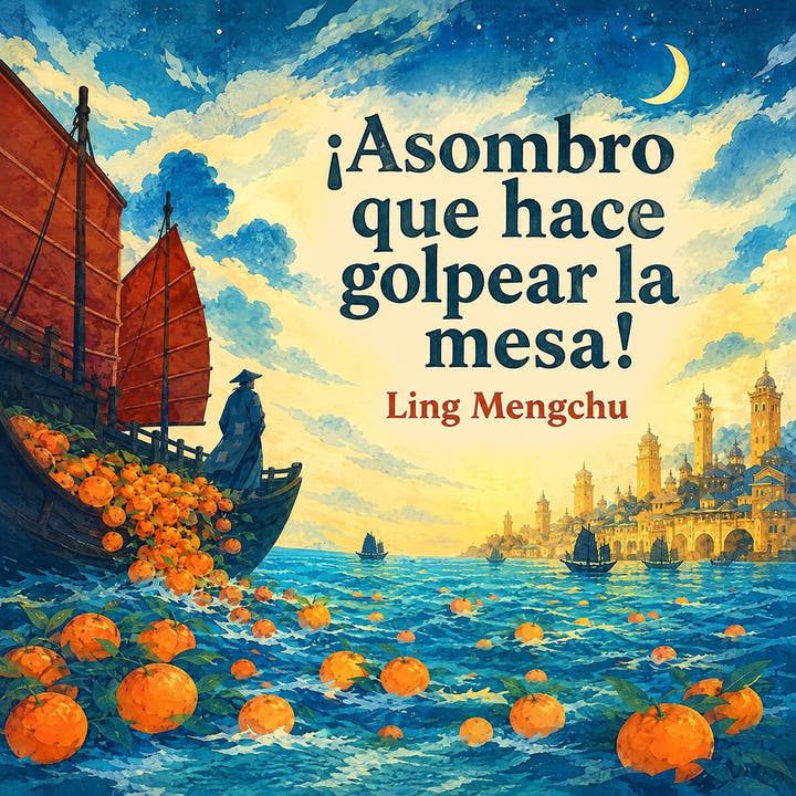 ¡Asombro que hace golpear la mesa!, the audiobook cover