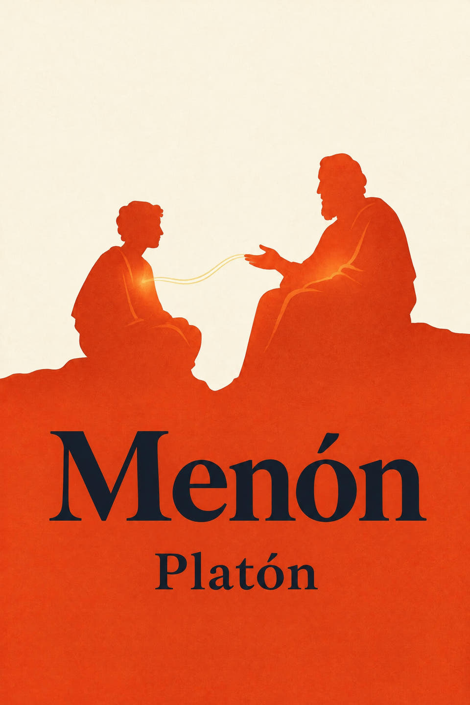 Menón by Platón, the cover