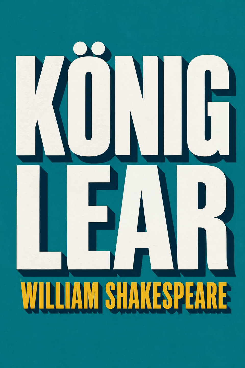 König Lear by William Shakespeare, the cover