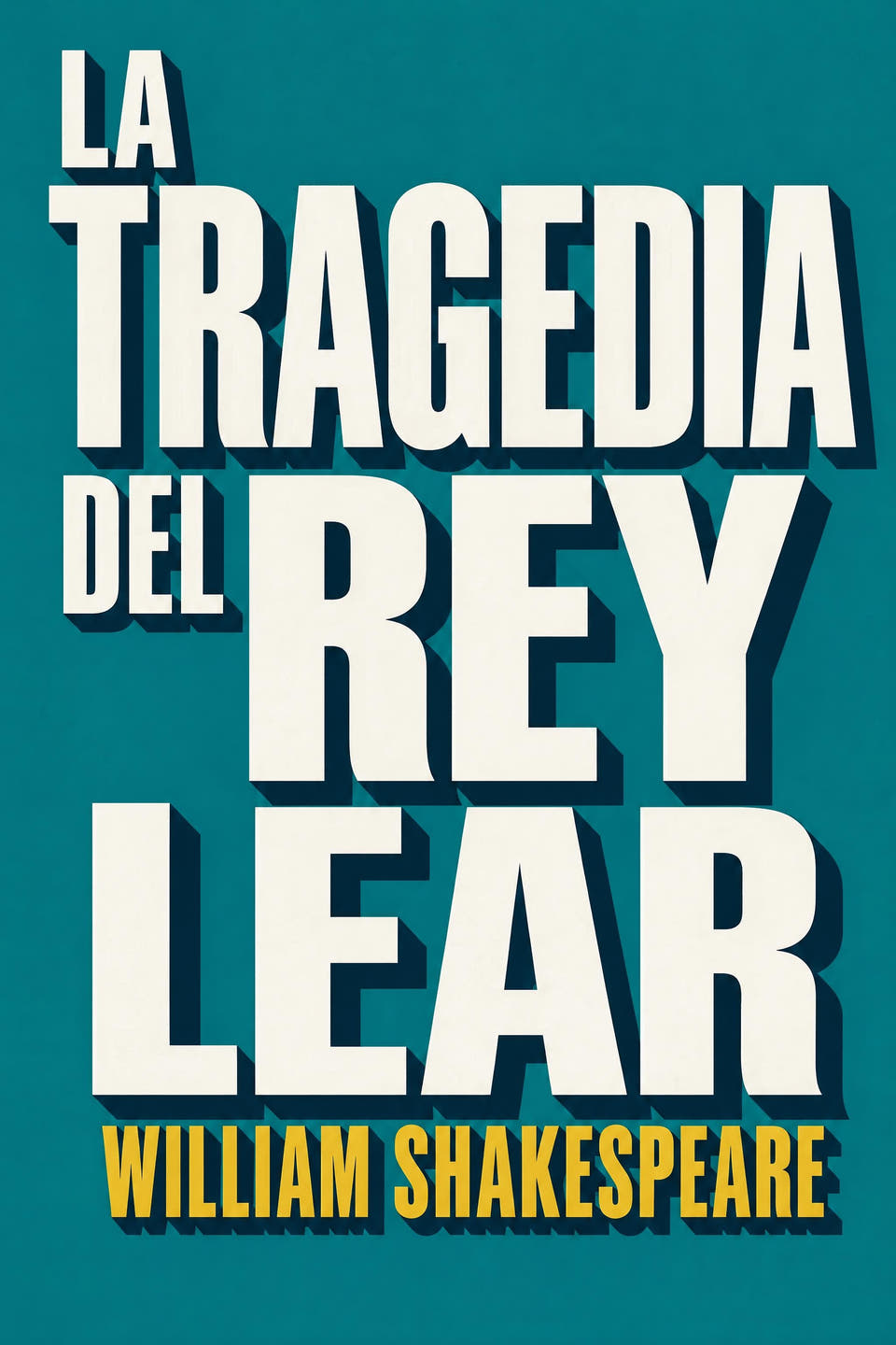 La tragedia del rey Lear by William Shakespeare, the cover