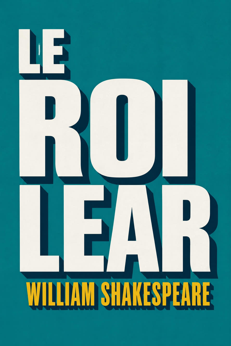 Le Roi Lear by William Shakespeare, the cover