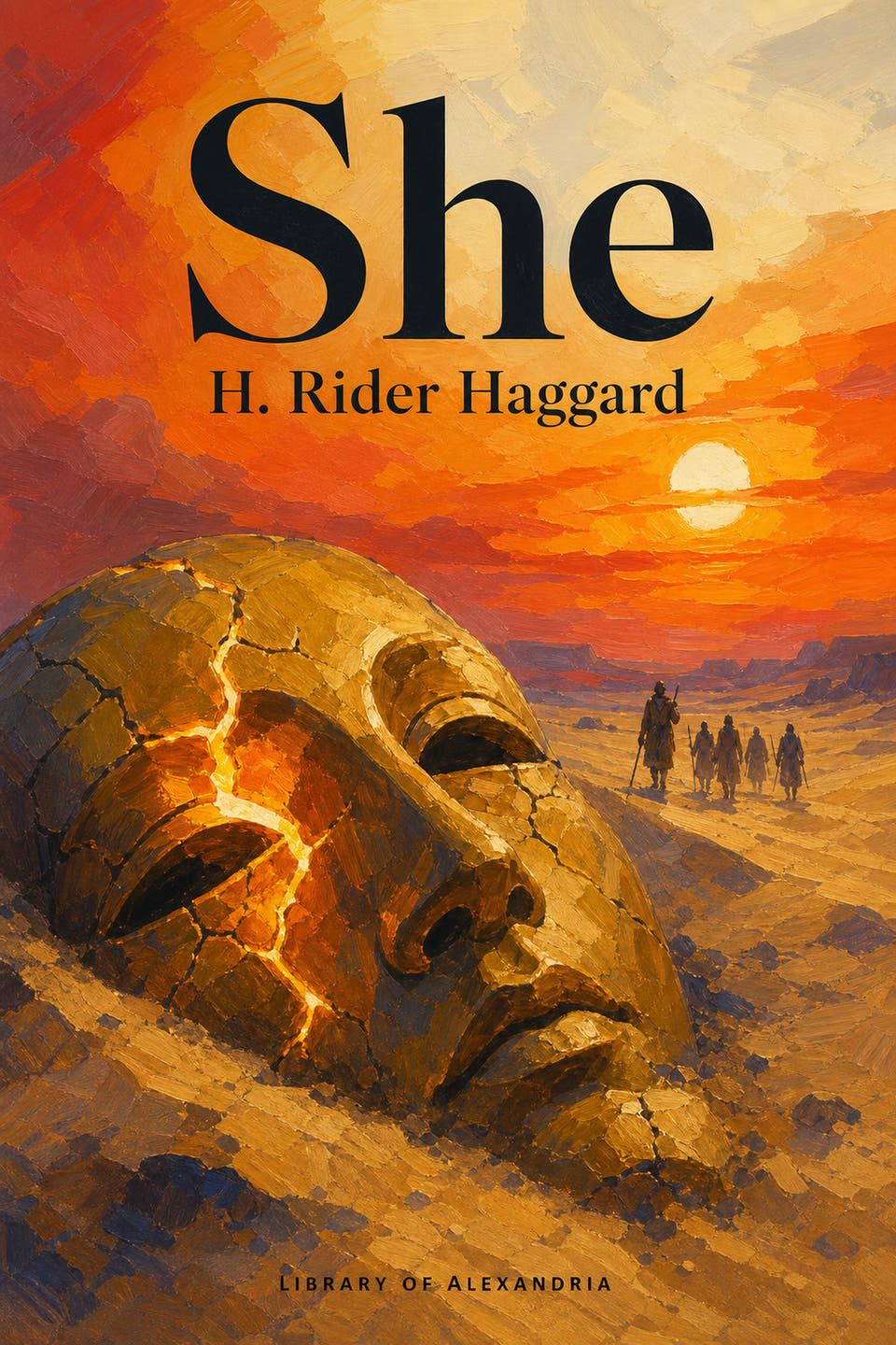She by H. Rider Haggard, the cover
