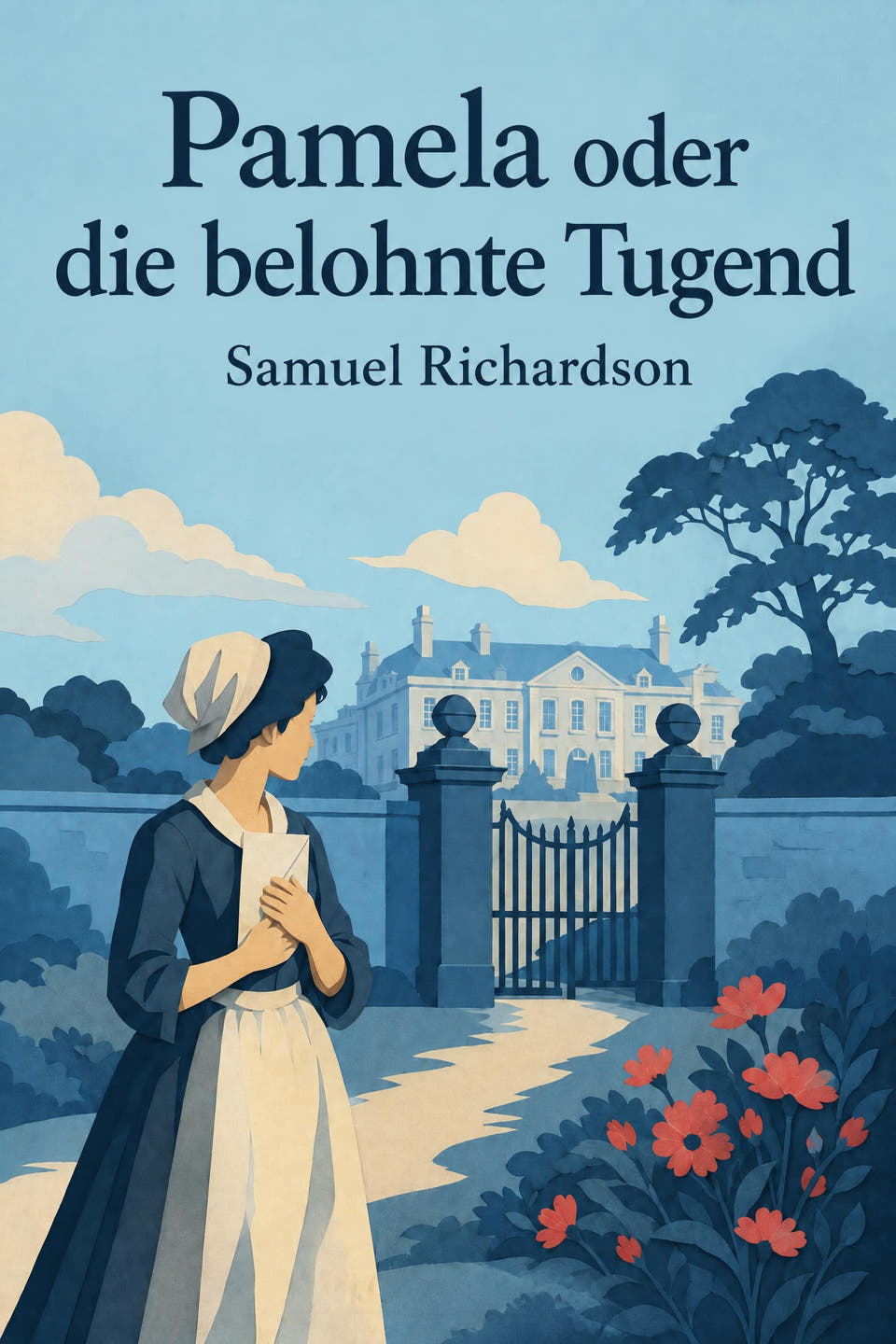 Pamela oder die belohnte Tugend by Samuel Richardson, the cover