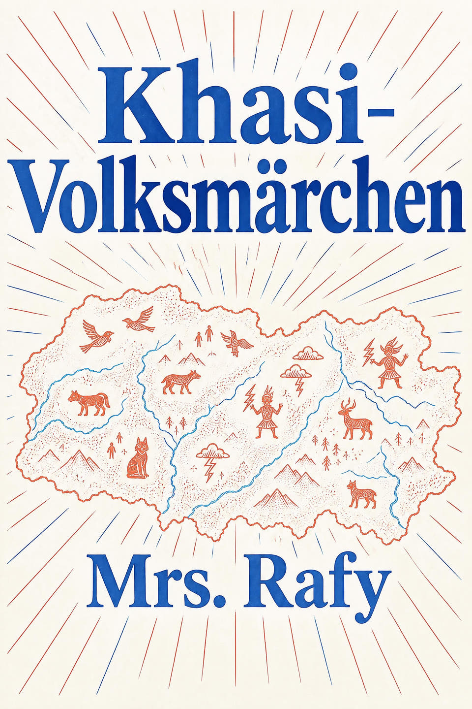 Khasi-Volksmärchen by Mrs. Rafy, the cover