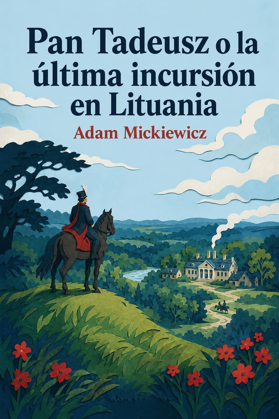 Portada de Pan Tadeusz o la última incursión en Lituania, de Adam Mickiewicz