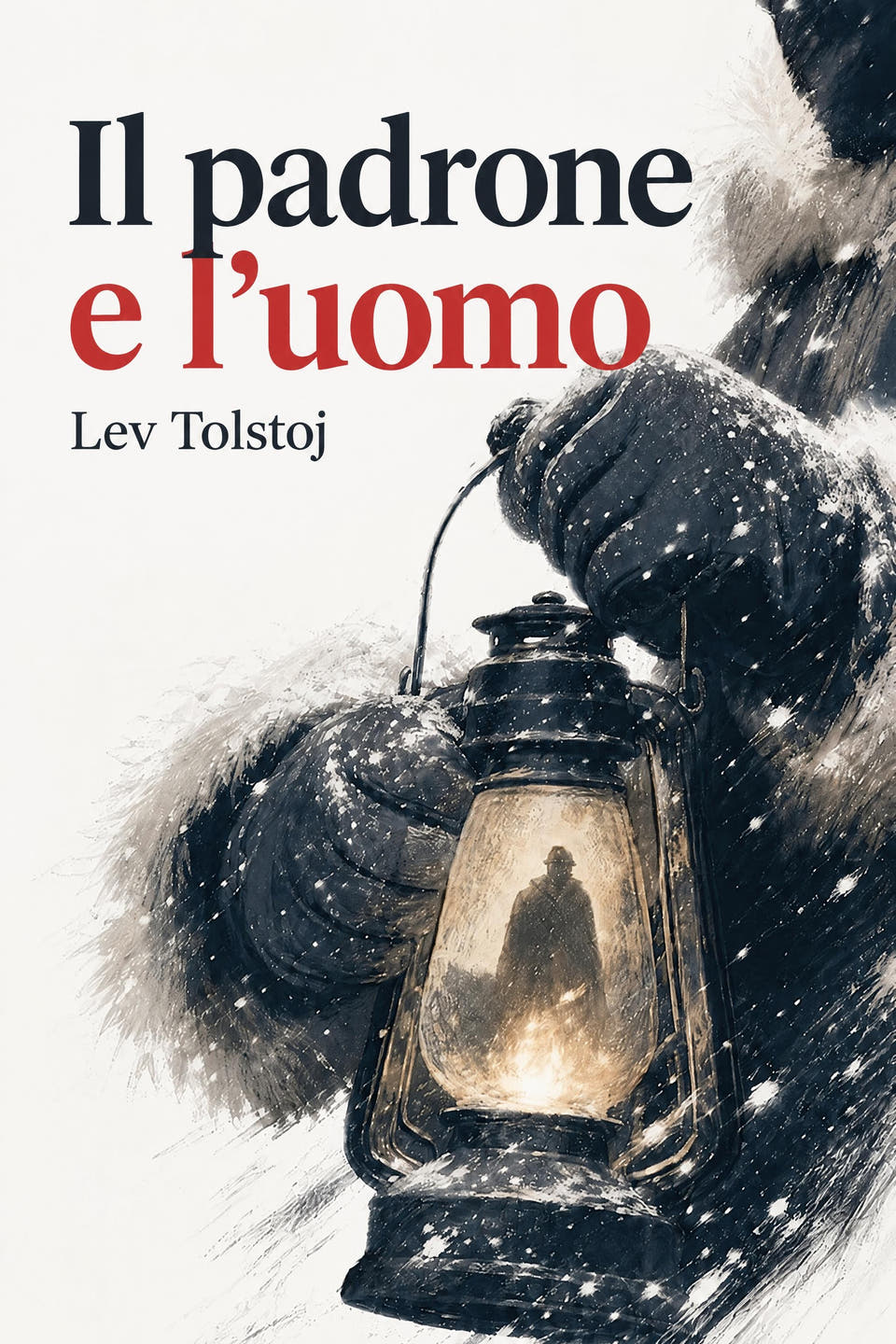 Il padrone e l’uomo by Lev Tolstoj, the cover