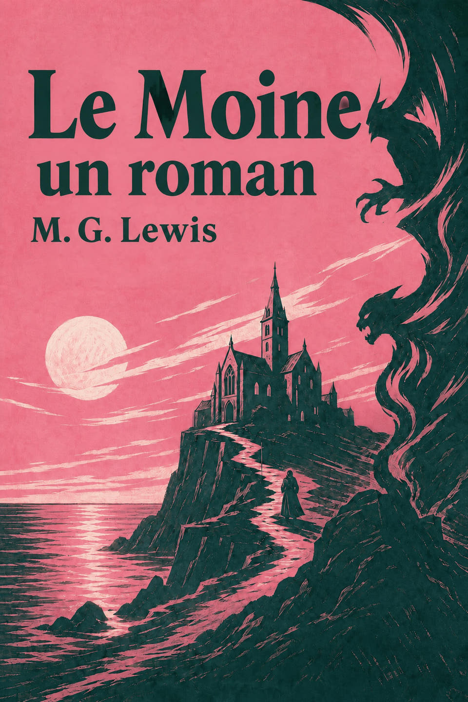 The Monk: A Romance by Matthew Gregory Lewis, the cover