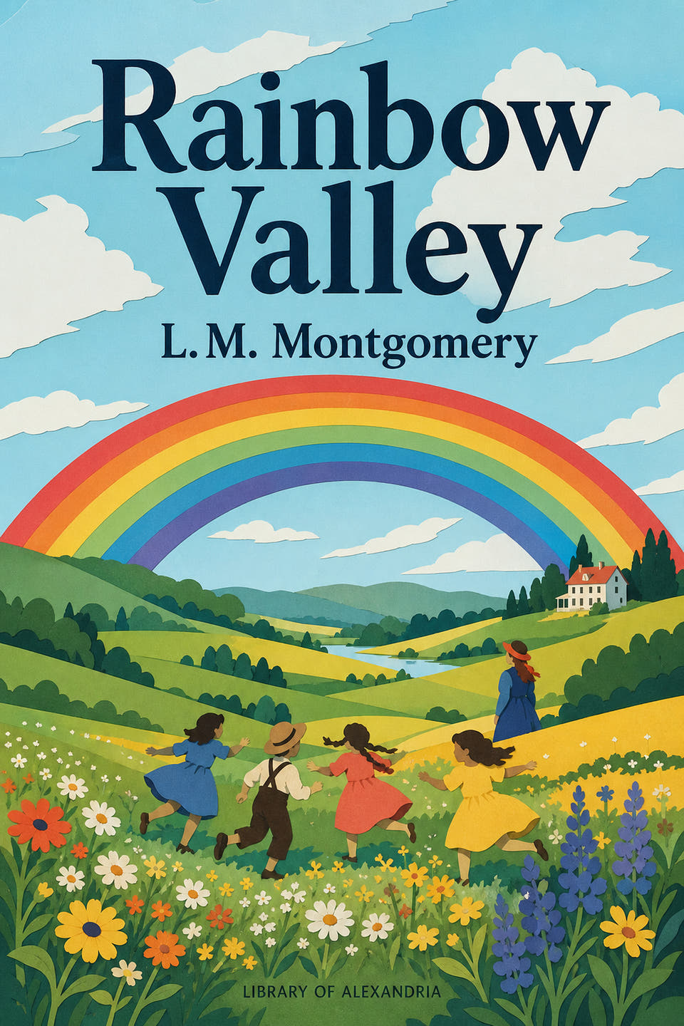 Rainbow Valley by L. M. Montgomery, the cover