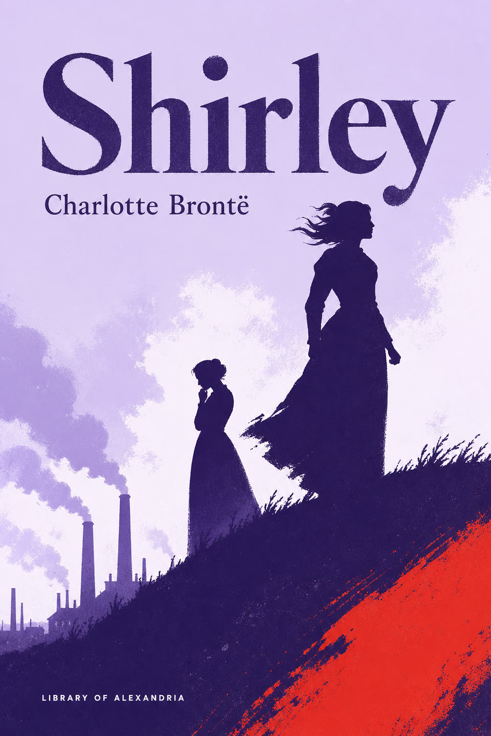 Shirley by Charlotte Brontë, the cover