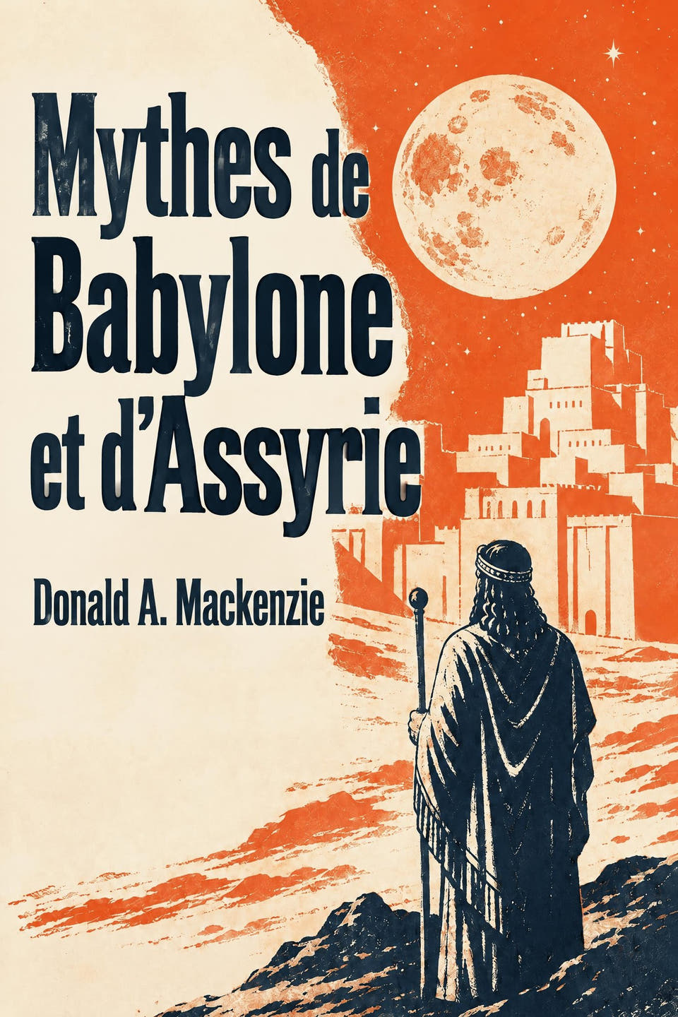 Mythes de Babylone et d’Assyrie by Donald A. Mackenzie, the cover