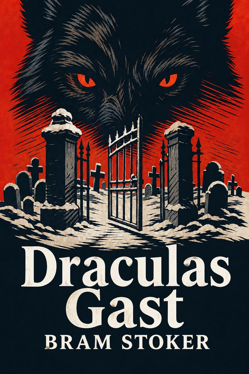 Draculas Gast by Bram Stoker, the cover