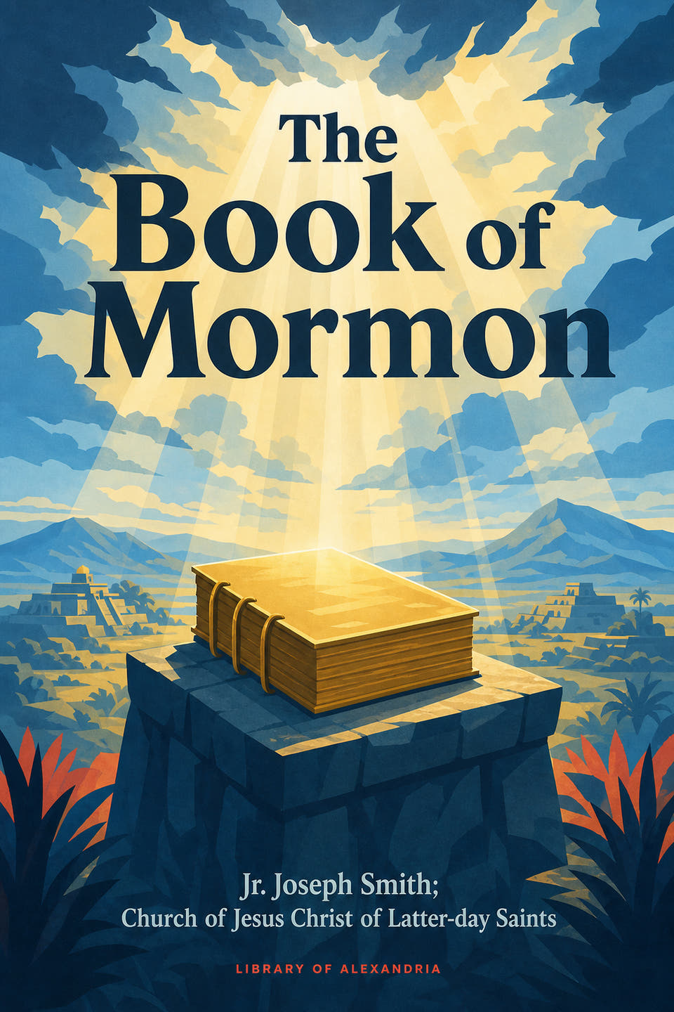 El Libro de Mormón by José Smith, hijo; Iglesia de Jesucristo de los Santos de los Últimos Días, the cover