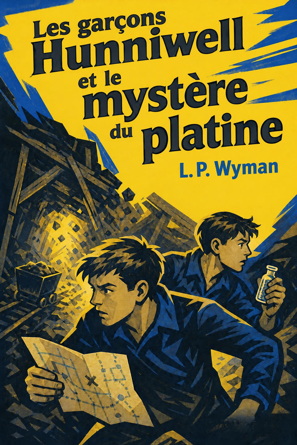 The Hunniwell Boys and the Platinum Mystery by L. P. Wyman, the cover