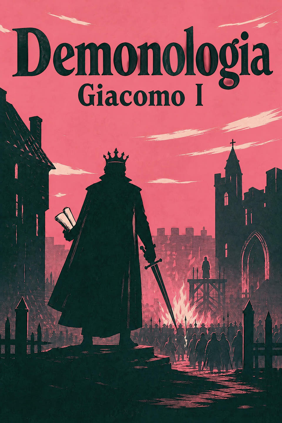 Demonologia by Giacomo I, the cover