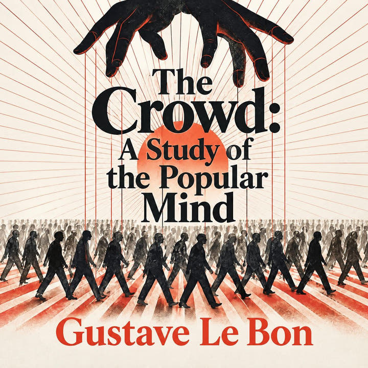 The Crowd: A Study of the Popular Mind, the audiobook cover