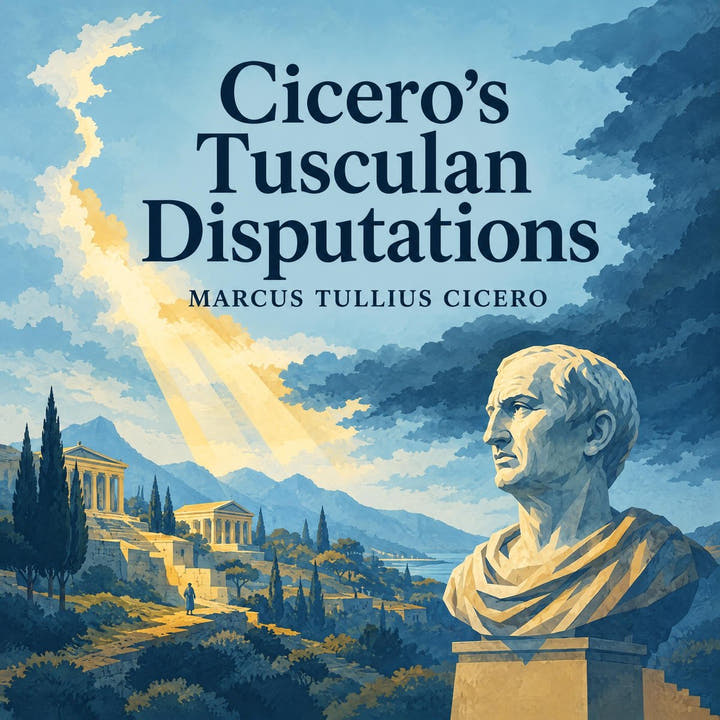 Tusculane di Cicerone, the audiobook cover