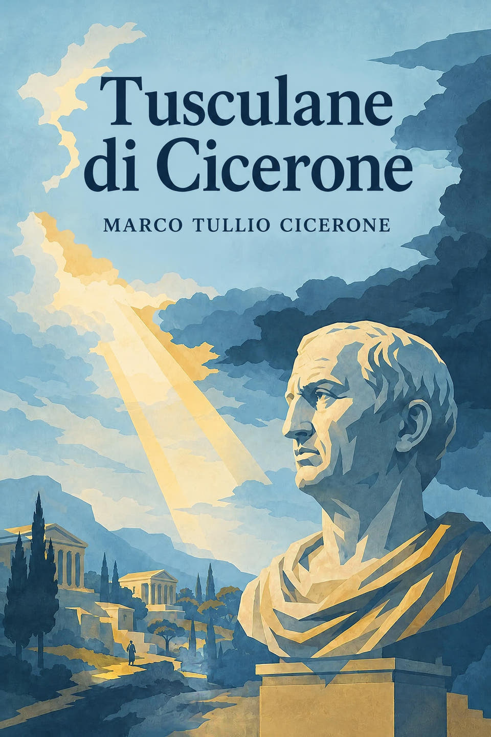 Tusculane di Cicerone by Marco Tullio Cicerone, the cover