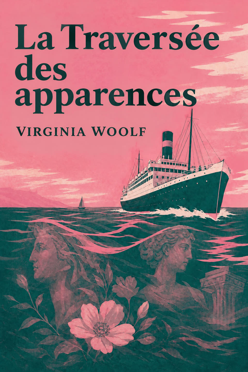 La Traversée des apparences by Virginia Woolf, the cover