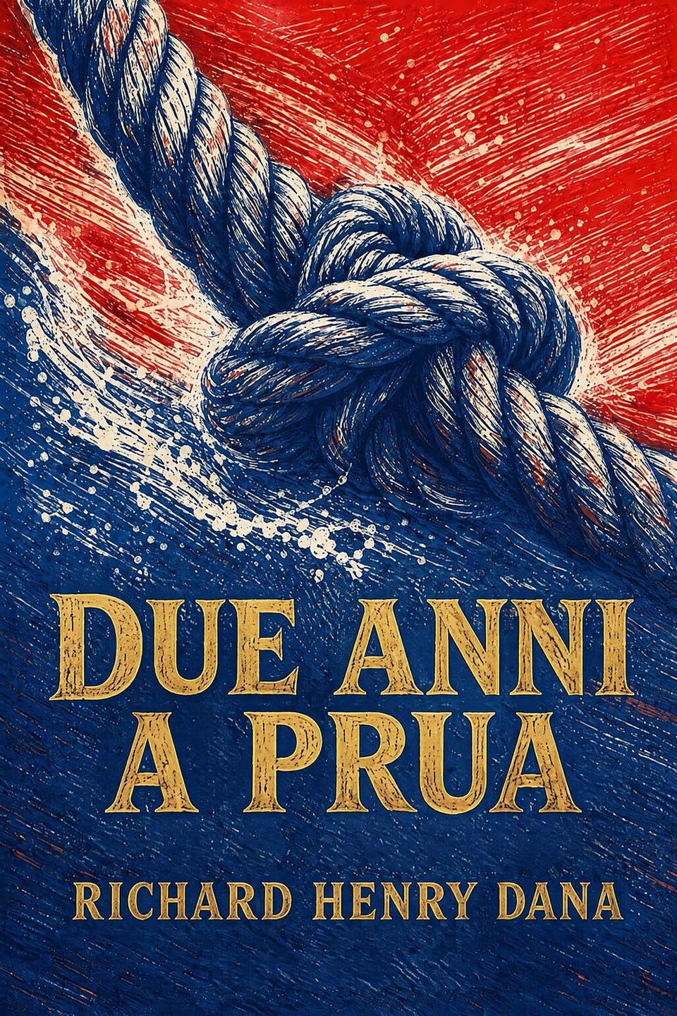 Due anni a prua by Richard Henry Dana, the cover