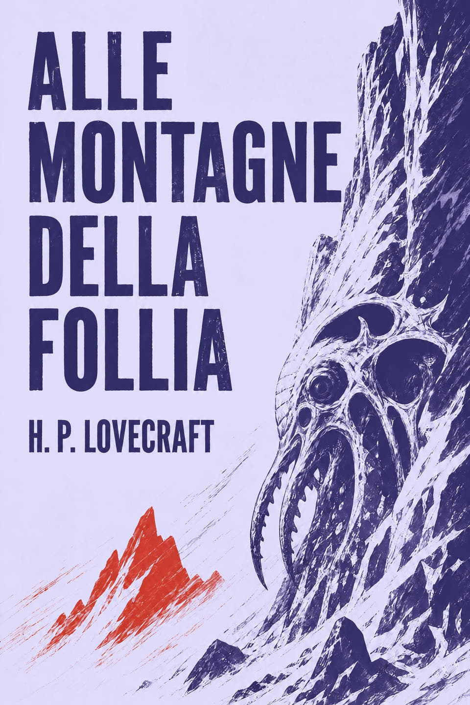 Alle montagne della follia by H. P. Lovecraft, the cover