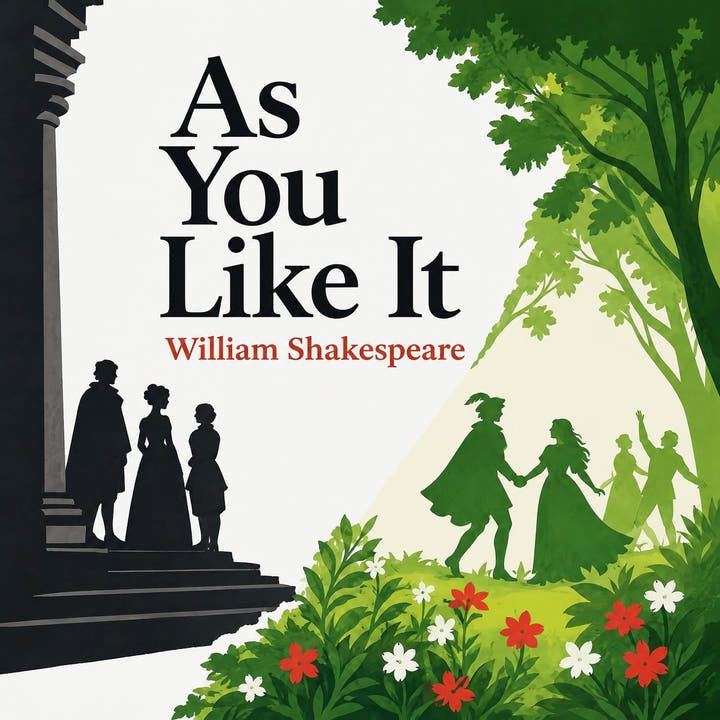 As You Like It, the audiobook cover