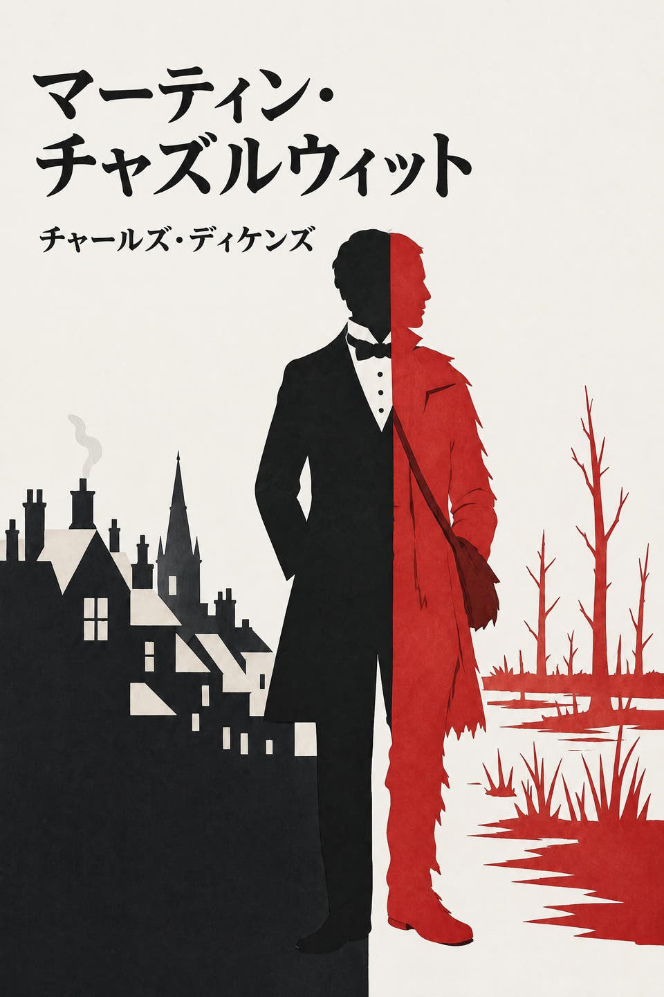 チャールズ・ディケンズ著『マーティン・チャズルウィット』の表紙