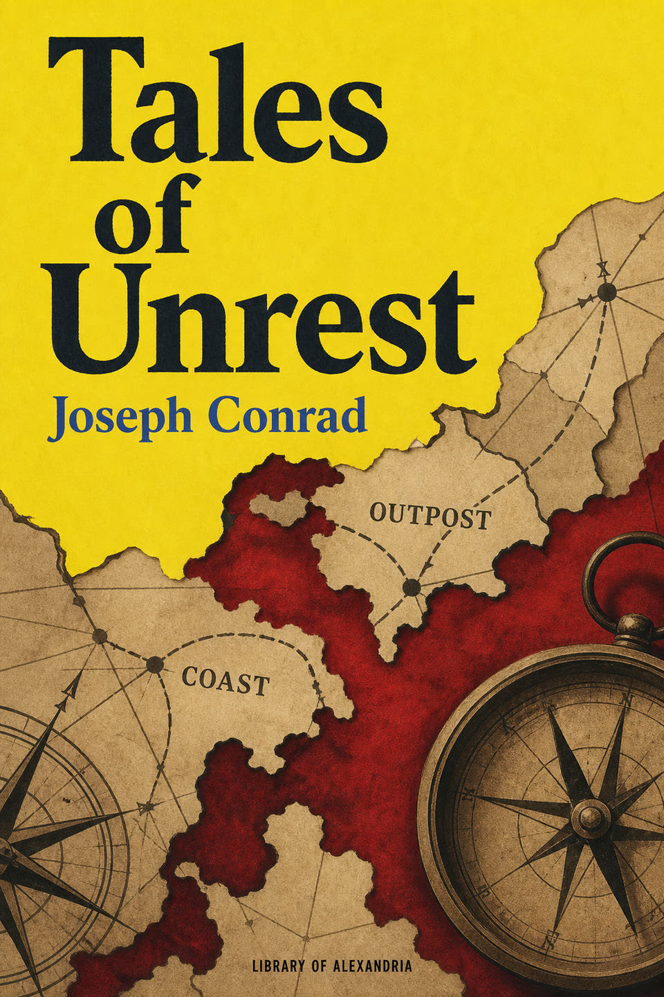 Tales of Unrest by Joseph Conrad, the cover