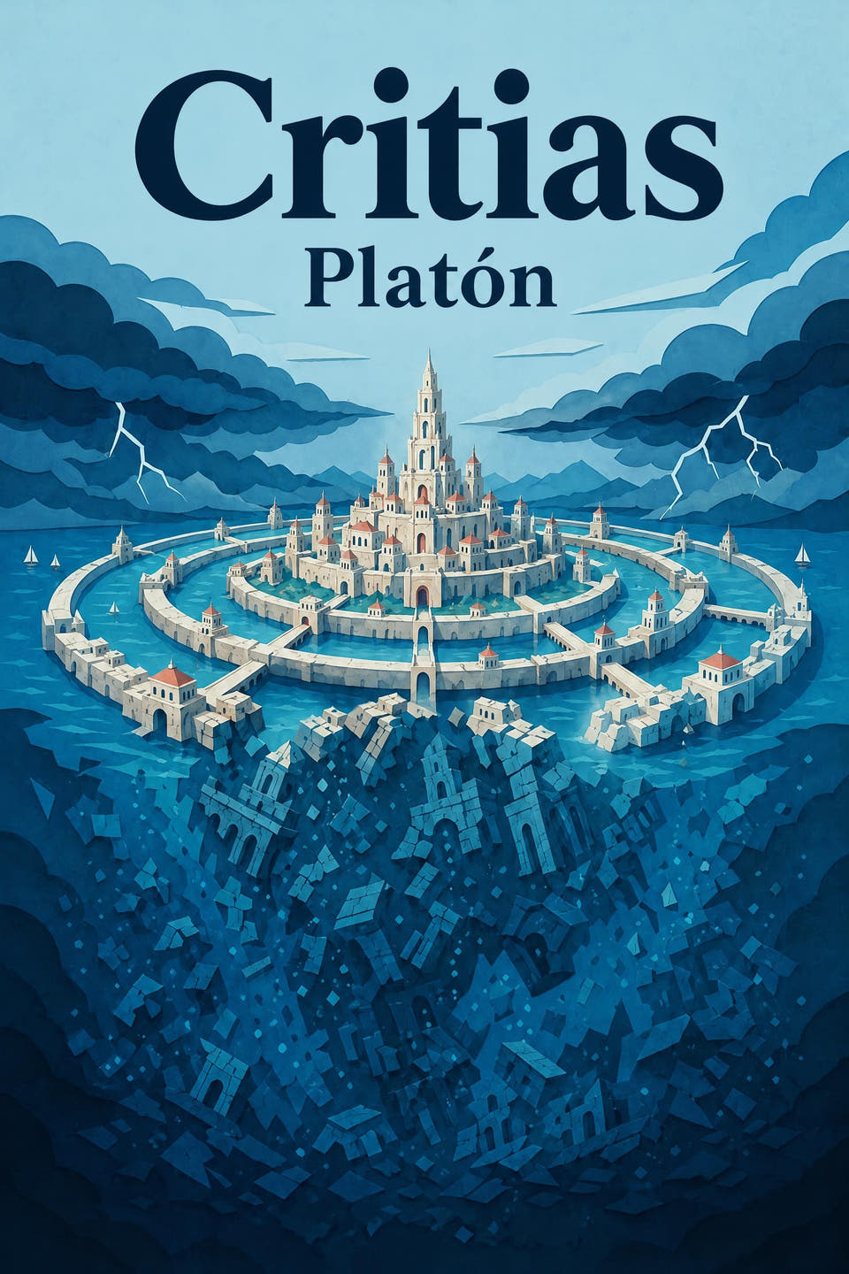 Critias by Platón, the cover