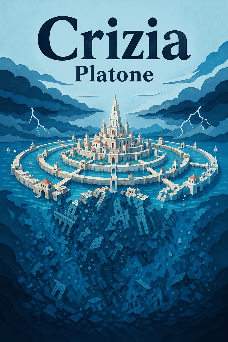 Crizia by Platone, the cover