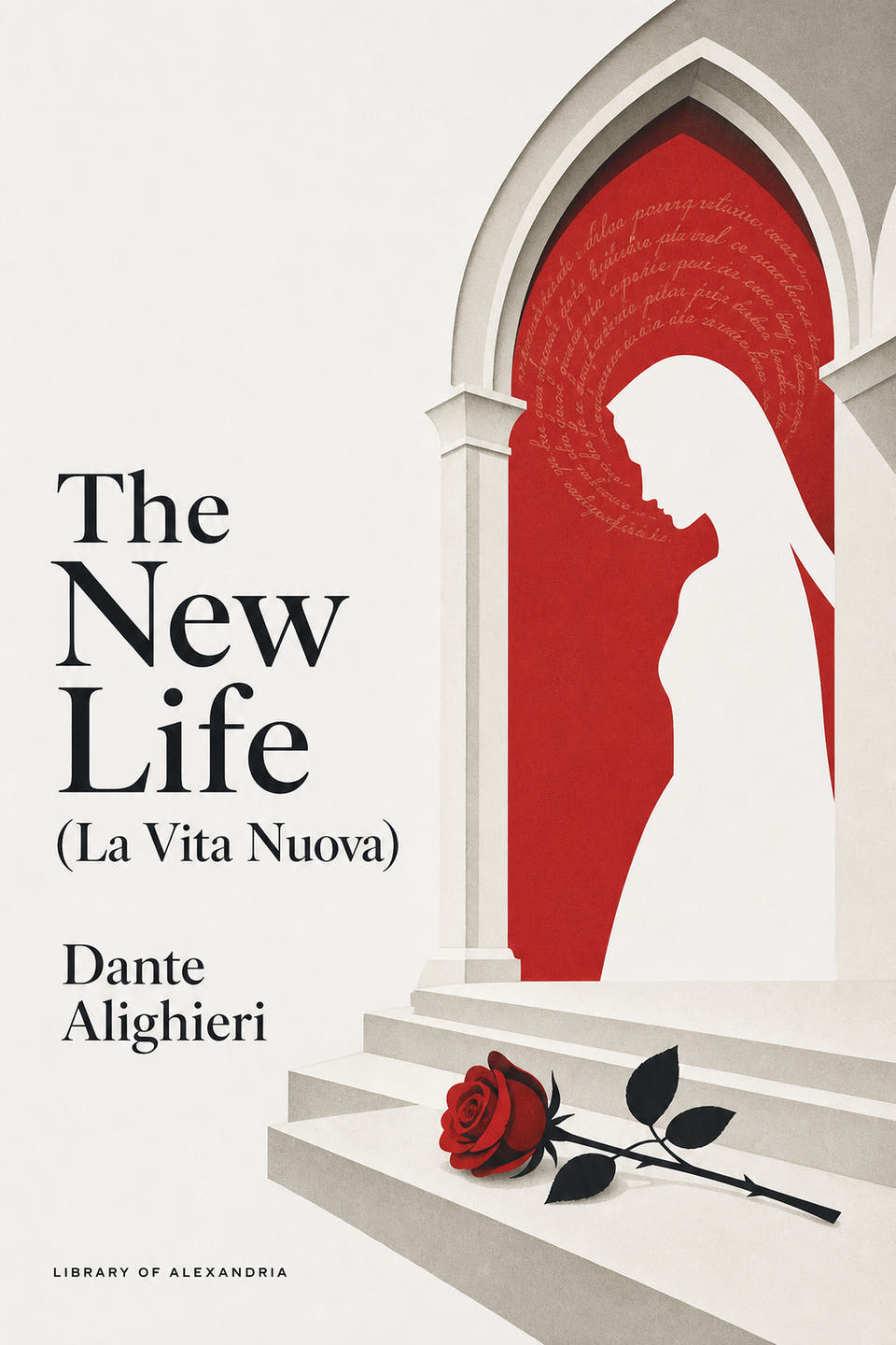 The New Life (La Vita Nuova) by Dante Alighieri, the cover