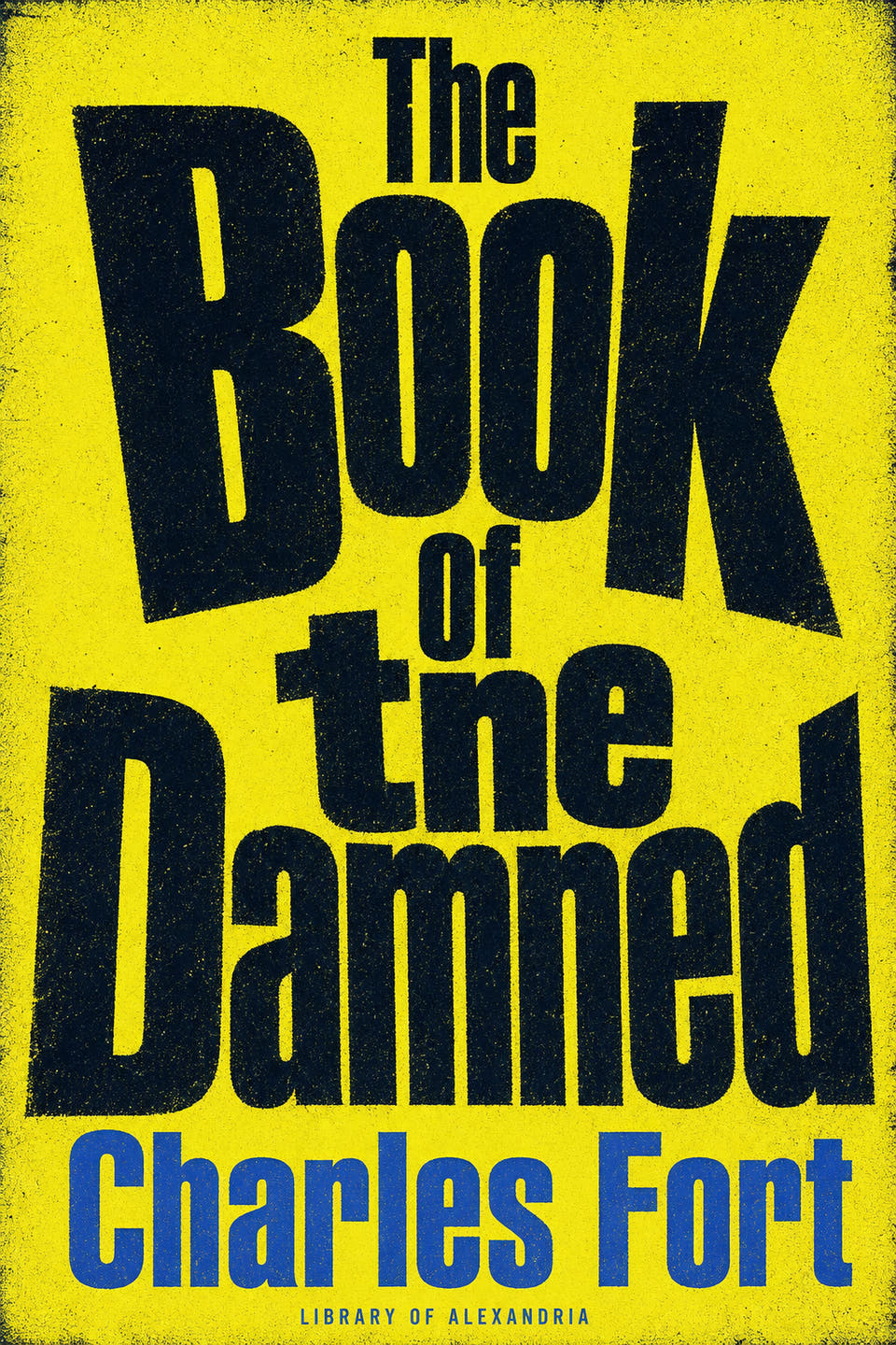 The Book of the Damned by Charles Fort, the cover